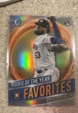 2021 Bowman - Rookie of the Year Favorites Cristian Javier #RRY-CJ (RC)