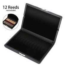 2 Wooden PU Leather Cover Case Holder Storage Box For 12pcs Oboe
