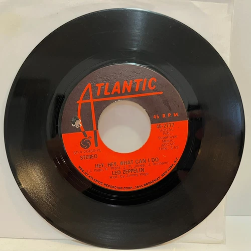 LED ZEPPELIN - Hey What Can I Do / Immigrant (1970) - 7" Vinyl Record 45RPM - EX