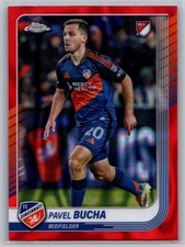 2025 Topps Chrome MLS Pavel Bucha Red Lava Refractor #21 FC Cincinnati