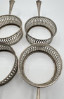 Sterling Silver Antique R. Wallace & Sons Pierced Open Salt Cellars Set of 6 — photo 6