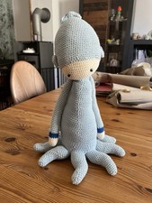 Oleg Oktopus Häkel Lalylala Amigurumi Handarbeit Kuscheltier