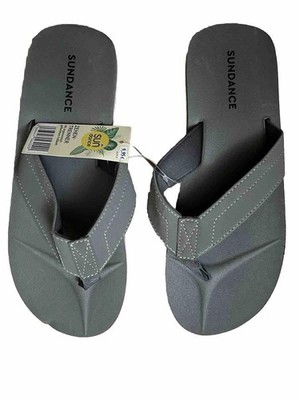 Herren Flip Flops Zehentrenner  41 Badelatschen Neu Schlappen Vegan Grau