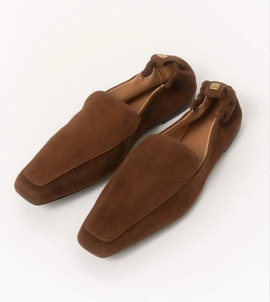 Women Toteme The Travel Loafers Brown Suede 38.5