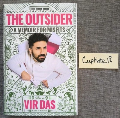 The Outsider A Memoir for Misfits Vir Das NEW Hardcover Comedy Celebrity