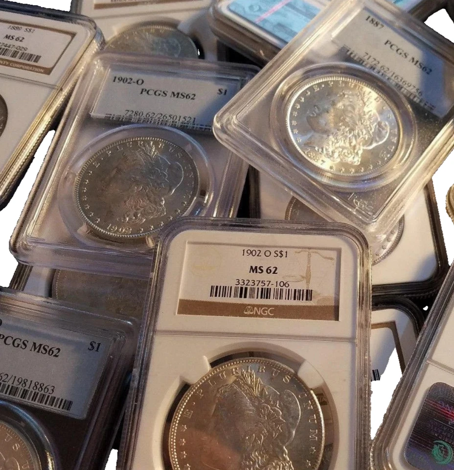 ✯ MORGAN SILVER DOLLAR P,O,S Mark Coins 🥇 PCGS NGC MS ✅ UNCIRCULATED ✅ 1x Lot💰 - Image 3 of 4