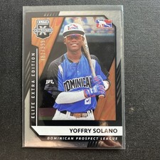 2021 Elite Extra Edition /999 YOFFRY SOLANO DOMINICAN NA