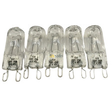 5X SIEMENS OVEN HALOGEN LAMP LIGHT BULB GLOBE|SUITS: SIEMENS HB58GU560A/52