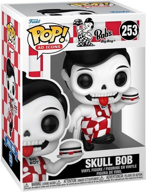 Gadget - Bob' S Big Boy: Funko Pop! Ad Icon - Skull Bob (Vinyl Figure 253) - Fun