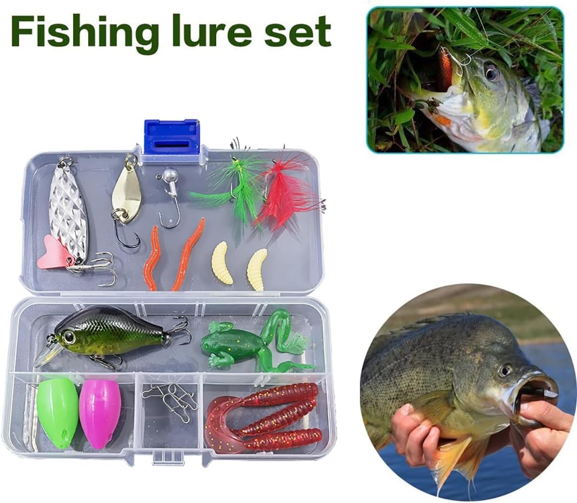 Freshwater Fishing Tackle Kit with Crankbaits and Topwater Lures - Image 2
