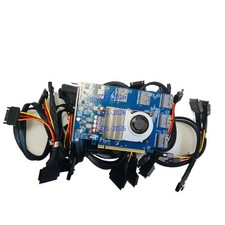 PLX88096 PCIe 4.0 TO SFF-8654 12 Port U.2 NVMe SSD Adapter ZFS FreeNAS unRAID