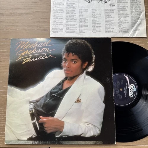 Michael Jackson Thriller 1st US PRESS Vintage Vinyl 1982 Complete W/ OG Sleeve!