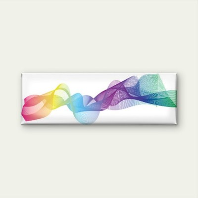 Panoramic Colorful Spiral Abstract Canvas Print Wall Art Home Decor