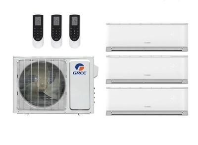 Gree Livo 30,000 BTU 3-Zone Mini Split System (9K-9K-12K) - Outdoor Unit Dented