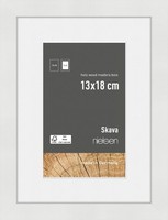 Nielsen Skava 6332101 13X18Cm Weiß | Holzrahmen