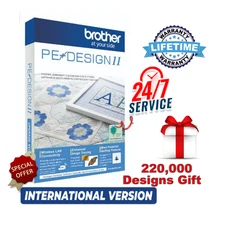 🖥️️️Pe Design 11 - Embroidery Digitizing - Lifetime license ⭐ LIFETIME LICENSE