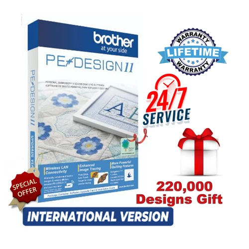 🖥️️️️Pe Design 11 - Embroidery Digitizing - Lifetime license ⭐ LIFETIME LICENSE