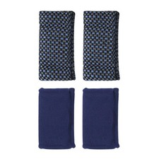 Scott Edward 4pcs Pool Cue Cleaner Slicker Towel Burnisher Cleaner-blue Grey