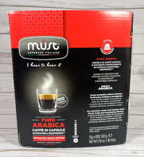 Must Espresso Italiano Puro Arabica 100 Caffe In Capsule Nespresso 7/27