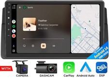 CAM+DVR+Android Auto 14 9 inch for BMW E46 325i Car Radio HeadUnit Apple CarPlay
