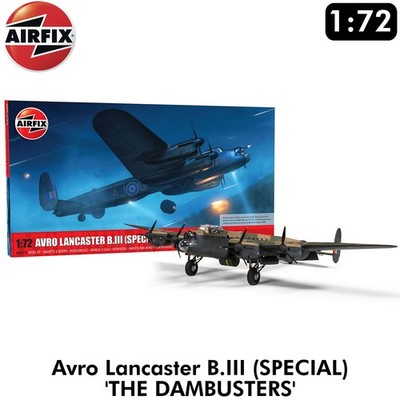 Avro Lancaster B.III SPECIAL THE DAMBUSTERS Bouncing Bomb 1:72 Bausatz Airfix A09007A