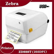 Zebra ZD888T Replace GK888T USB 203DPI Desktop Thermal Transfer Label Printer