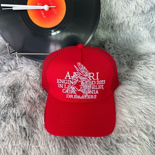 Mens Womens AM Logo Embroidered Trucker Cap MA Baseball Cap - Afbeelding 48 van 53