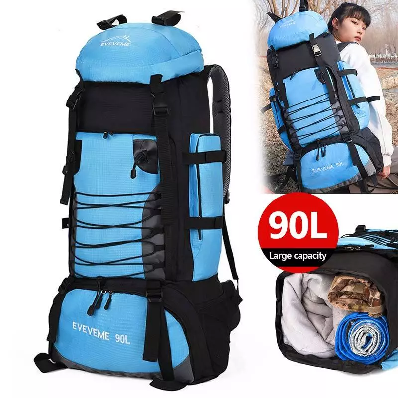 90l backpack top
