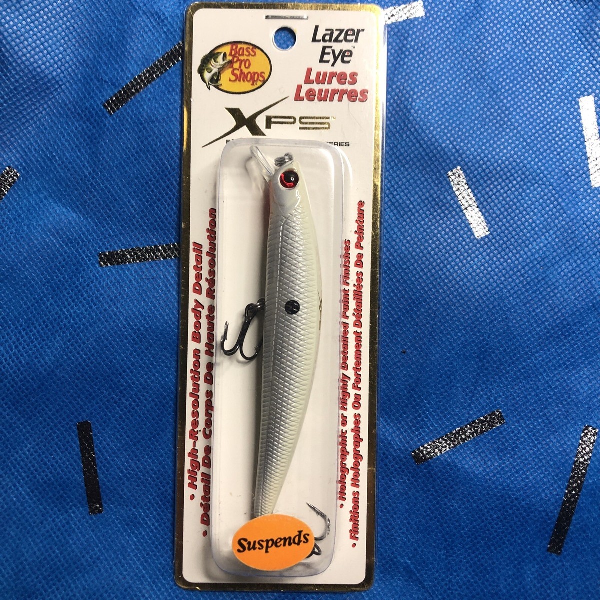 Bass Pro Shops Lures Leurres XPS Suspended NITRO MNW SUSP GHOST SHD fishing lure Bass Pro Shops Lures Leurres XPS Suspended NITRO MNW SUSP GHOST SHD fishing lure