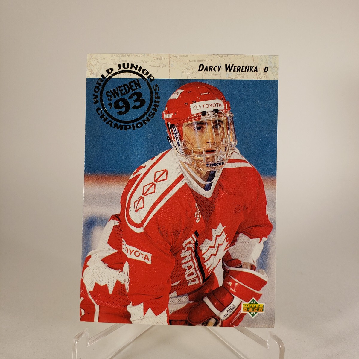 Darcy Werenka 1992-93 Upper Deck #594 World Junior Championships