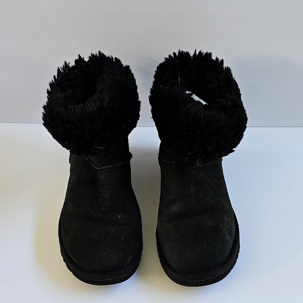 UGG Classic Short Suede Sheepskin Slip-on Women's Size Black