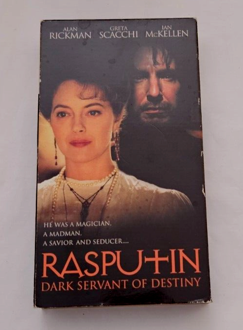 alan rickman RASPUTIN DARK SERVANT OF DESTINY greta scacchi VHS