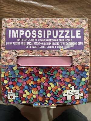 Impossipuzzle Double Sided Jigsaw Puzzle 550 Pieces Sweethearts