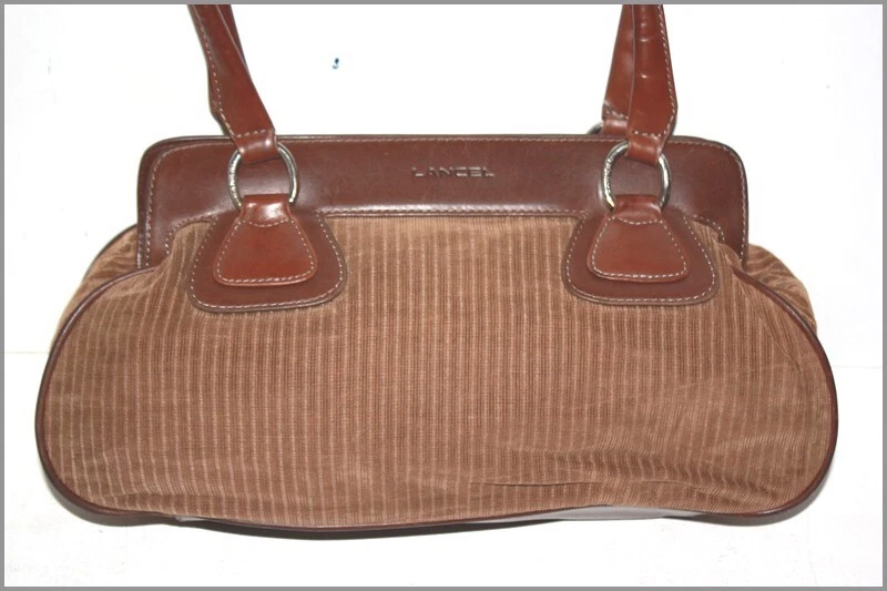 LANCEL Sac Bowling Vintage Velours C tel Port Epaule BE eBay