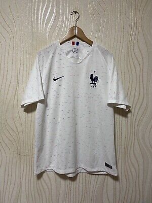 FRANCE 2018 2019 AWAY FOOTBALL SHIRT SOCCER JERSEY NIKE FRANCE 2018 2019 AWAY FOOTBALL SHIRT SOCCER JERSEY NIKE