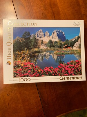 Clementoni ''Passo Pordi w/ a view of Sassolungo'' 1000 Piece Puzzle ''NEW' 