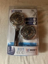 Moen 20016 Chrome Ignite 5 Setting Wall Mount and Handheld Showerhead