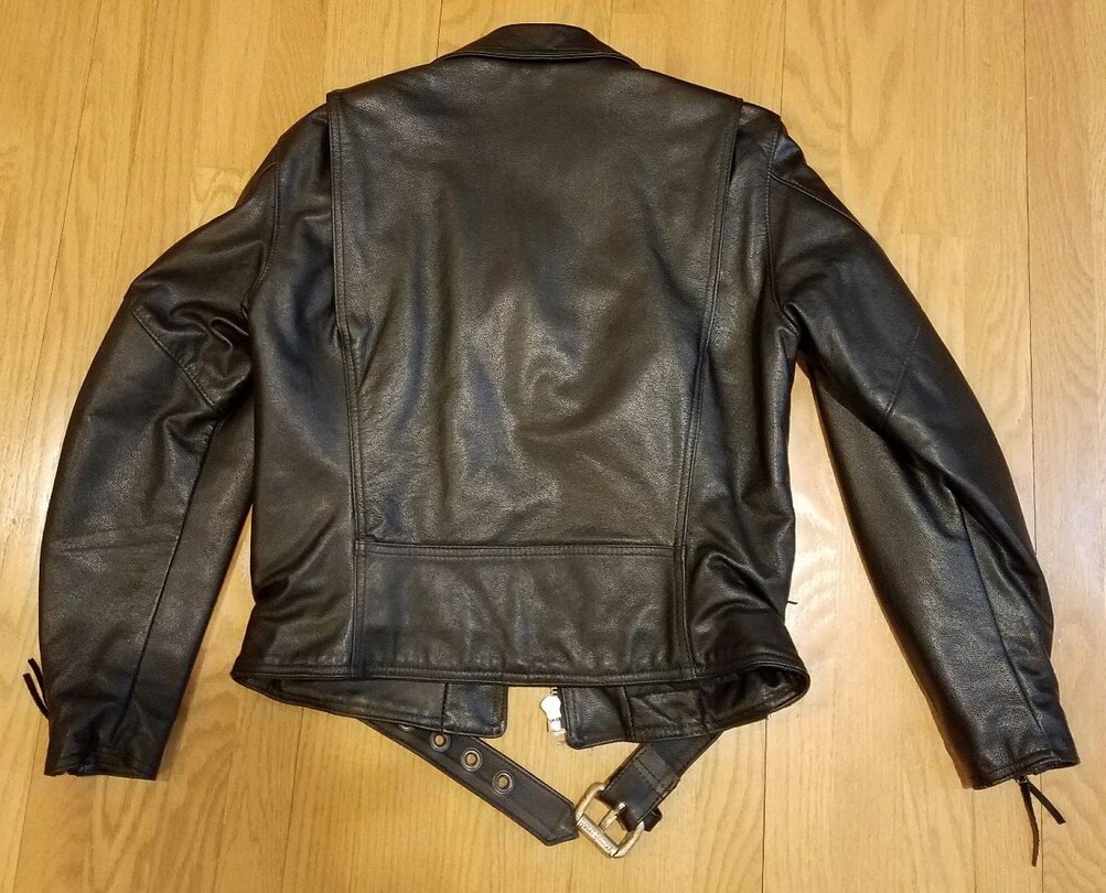Harley Davidson VTG SHOVELHEAD SMALL Leather Jacket Old School