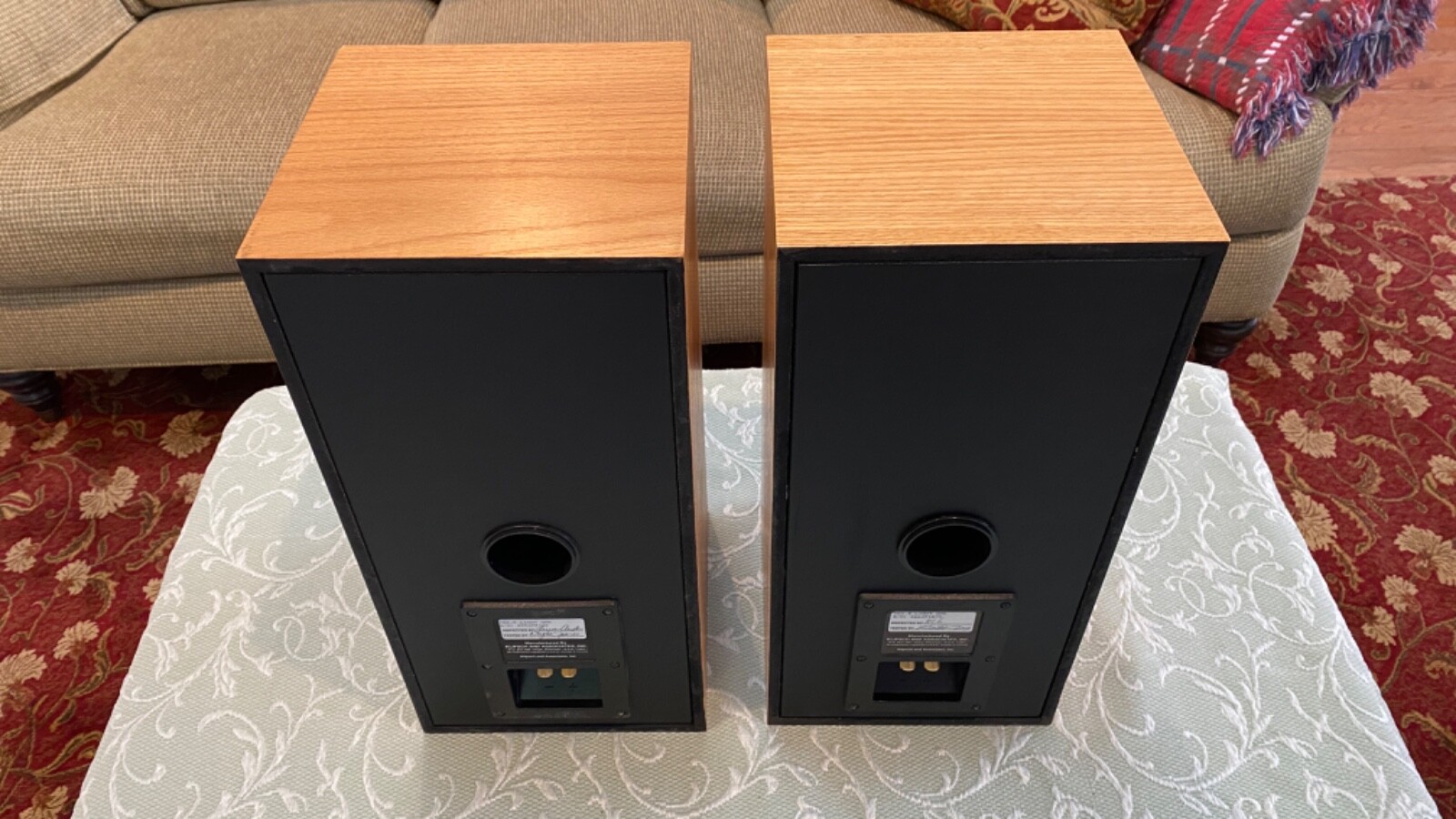 Klipsch KG2.5 Speakers Bookshelf Floor Speakers Vintage Light Oak Mint