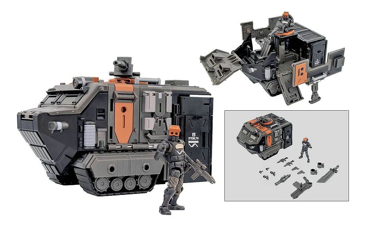 ACID RAIN　Stealth Chapel HETT600e ACID RAIN WORLD STEALTH CHAPEL HETT600e 1/28 WAVE 3SP Soldiers