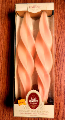 VTG Hand Crafted Lumieres FAMILY D ADANR 12  natural Bees Wax dripless smokeless