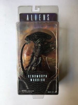 ALIENS GENOCIDE XENOMORPH WARRIOR ACTIONFIGUR Black Neca MOC Nero neu versiegelt