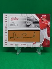 Rafael Marchan 2021 Panini Absolute Rookie Signatures RED /99 auto Phillies