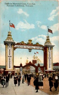 Dufferin Memorial Gates, Canadian National Exhibition, Toronto, Work Postcard
