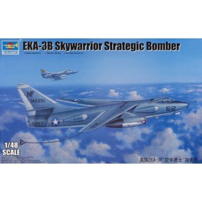 Trumpeter EKA-3B Skywarrior Strategic Bomber 1:48 Bausatz Kit 02872 Flugzeug