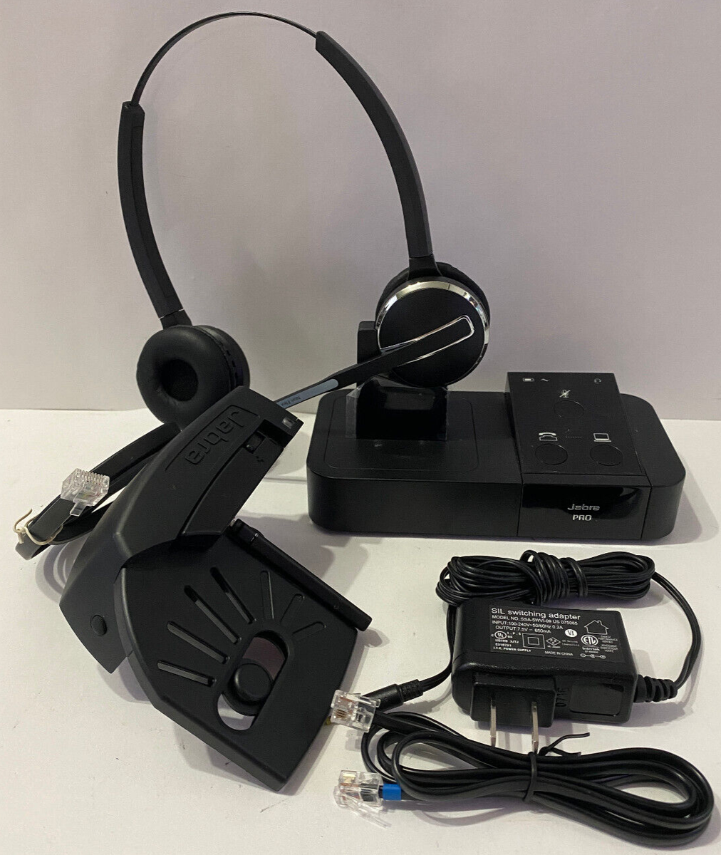 Jabra PRO9450（9450-25-707-106）ヘッドフォン無し中古 Jabra PRO 9450 Duo Wireless Headset w/ GN1000 Remote Handset