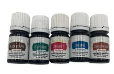 Young Living Essential Oil Variety Bundle Vitality 5 Pack 5ML Bottles New