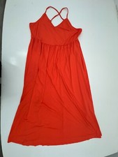 Shein Curve Orange Spaghetti Strap Dress Womens Size 3XL