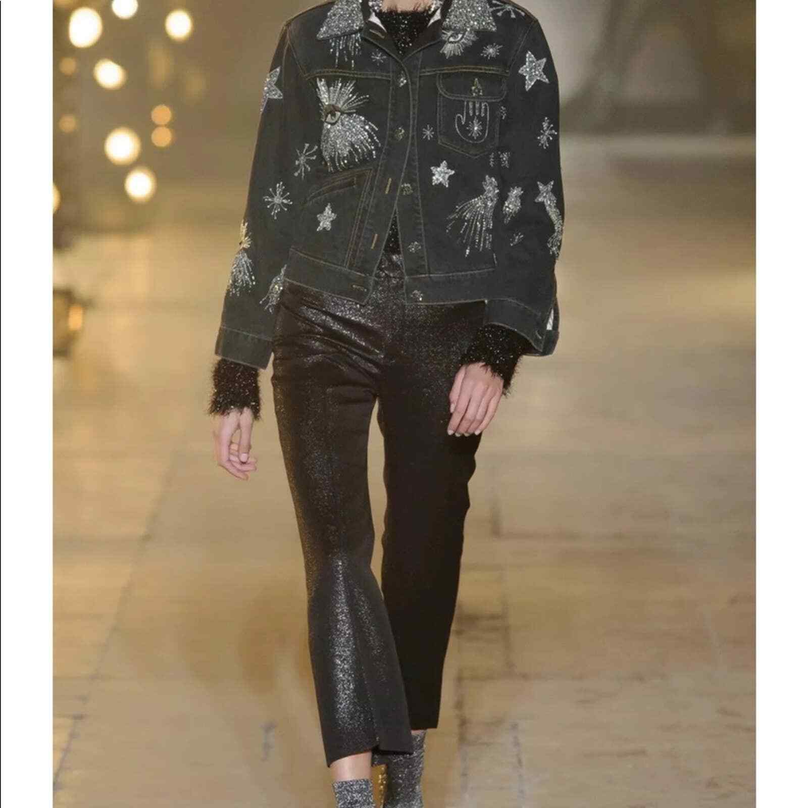$3700 Isabel Marant Eloise embroidered jacket image 6