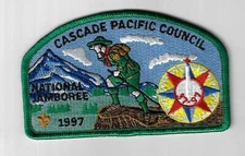1997 National Jamboree JSP Cascade Pacific Council GRN Bdr. [MK-4027]